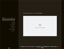 Tablet Screenshot of 28octobre.com